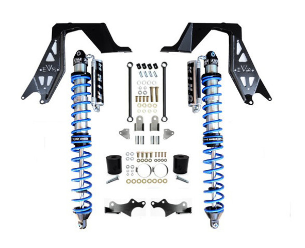 EVO Manufacturing EVO-3028B Front Bolt-On Coilover Kit with Shocks for 18-25 Jeep Wrangler JL