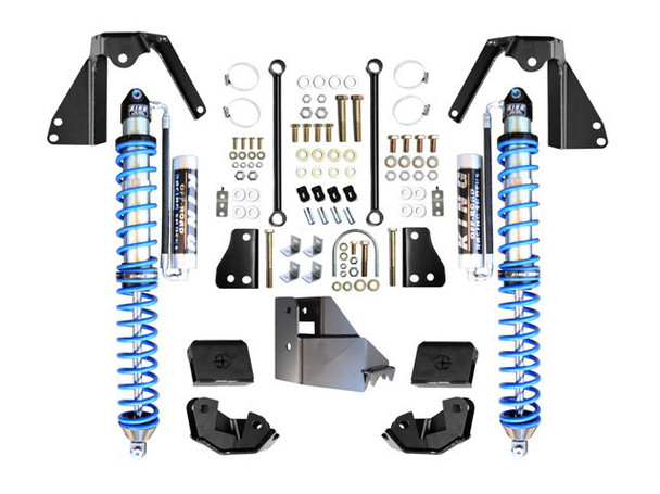 EVO Manufacturing EVO-3029B Rear Bolt-On Coilover Kit with Shocks for 18-25 Jeep Wrangler JL Unlimited