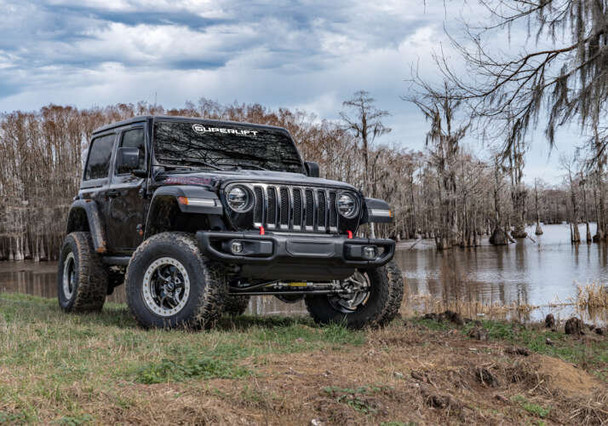 RealTruck Superlift K185FX 2.5" Dual Rate Coil Lift Kit w/ Fox 2.0 Reservoir Shocks for 18-23 Jeep Wrangler JL 2-Door