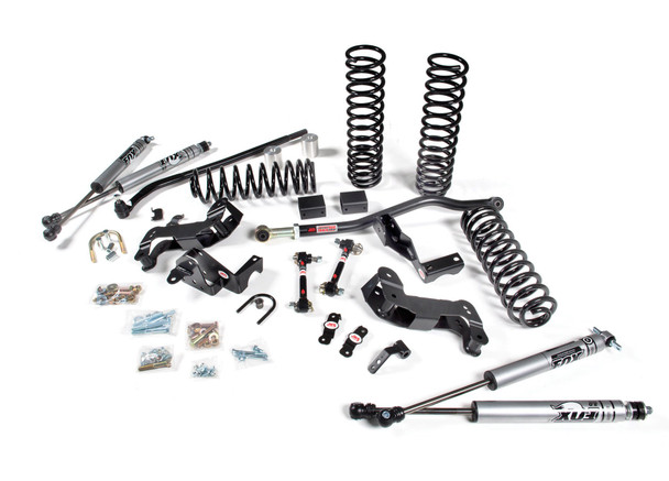 JKS Manufacturing JSPEC108KFR J-Kontrol 3.5in Suspension System with FOX 2.0 Performance Series Reservoir Shocks for 07-18 Jeep Wrangler Unlimited JK 4-Door