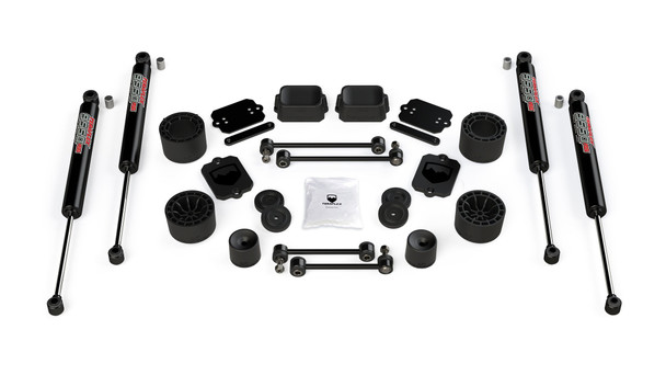 Teraflex 1365250 2.5" Performance Spacer Lift Kit with 9550 Twin Tube Shocks for 18-25 Jeep Wrangler JL Unlimited Sport/Sahara