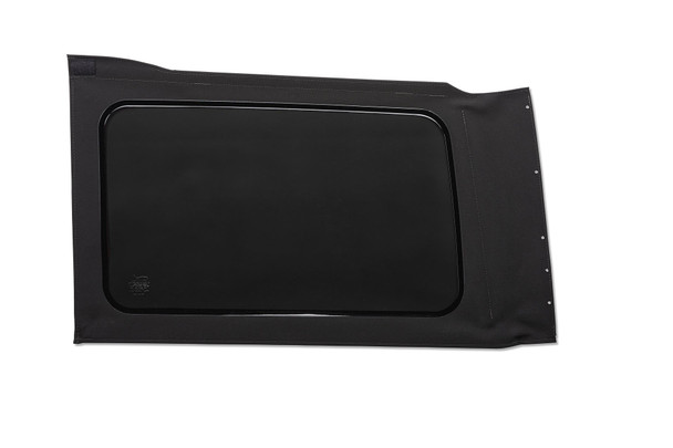 Bestop 58303-17 OE Replacement Window - Quarter Left Hand in Black Twill for 18-25 Jeep Wrangler JL 4-Door