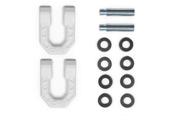 DV8 Offroad UNSK-01BL Elite Series 3/4" D-Ring Shackles in Black