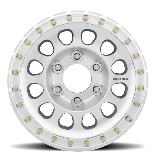 Method Race Wheels MR10358055324BR 103 Beadlock Wheel 15x8 with 3.50in Backspace Machined for 55-86 Jeep CJ