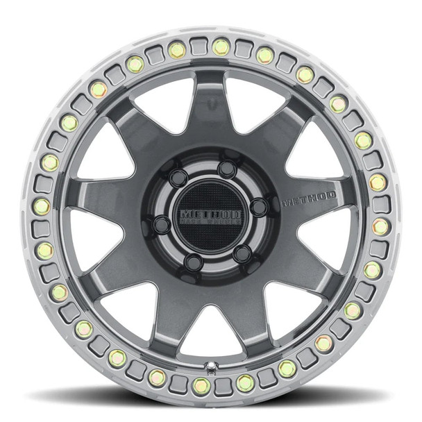 Method Race Wheels MR10879050844B 108 Beadlock Wheel in Gloss Titanium
