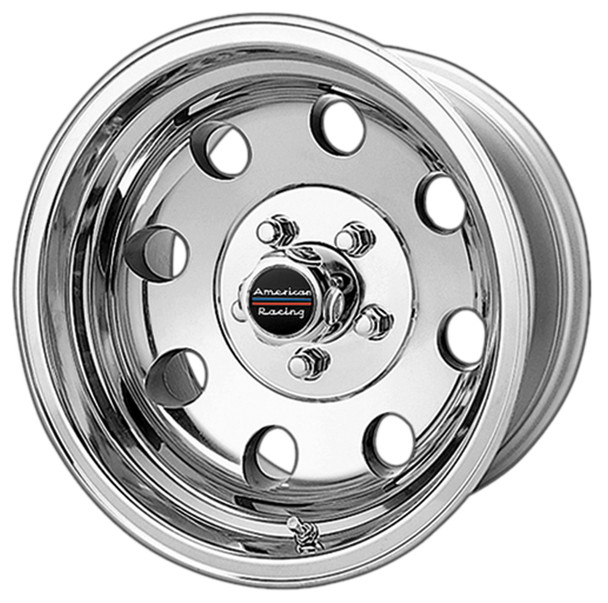 American Racing AR1725185 Baja Series 172 Wheel in 15x10 with 3.81in Backspace Polished for 55-86 Jeep CJ