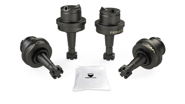 Teraflex 3452010 Dana 30/44 HD Ball Joint Kit w/out Knurl for 18-25 Jeep Wrangler JL & Gladiator JT