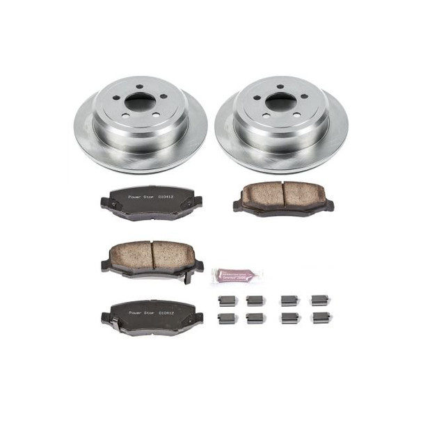 Power Stop KOE3046 Rear Z16 Autospecialty Daily Driver OE Brake Kit for 08-12 Jeep Liberty KK