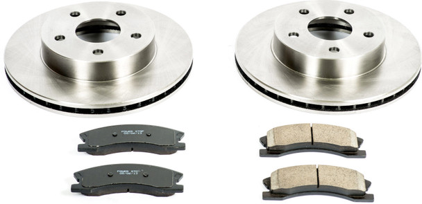 Power Stop KOE2149 Front Z16 Autospecialty Daily Driver OE Brake Kit for 99-04 Jeep Grand Cherokee WJ with Akebono Calipers