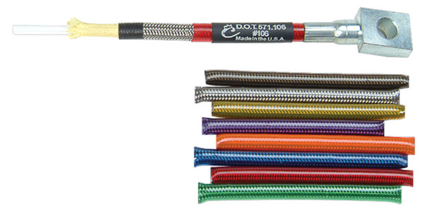 Crown Performance Products 5 Layer Custom Extended Brake Lines for 82-86 Jeep CJ5, CJ7 & CJ8 Scrambler with 3-4" Lift