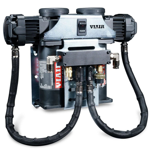 Viair 80301 Dual 400C VMS System with Cradle Bracket with Black Compressors