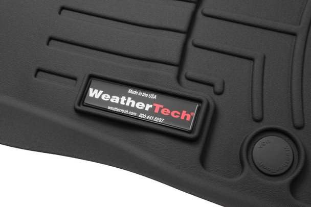 WeatherTech 441313-1-2 DigitalFit Front & Rear FloorLiners in Black for 18-25 Jeep Wrangler JL Unlimited