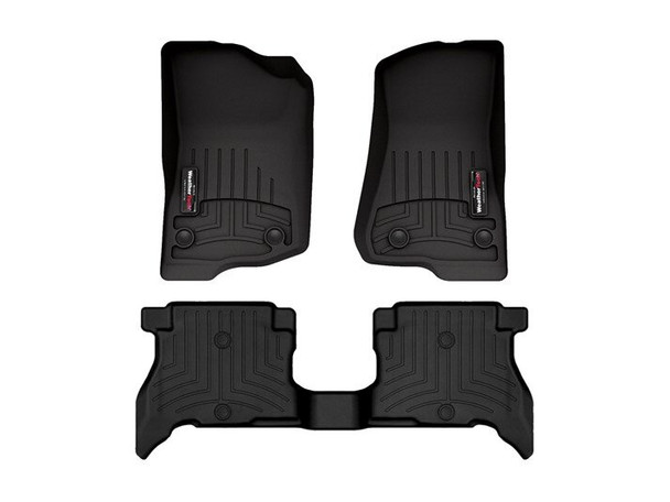 WeatherTech 441313-1-5 DigitalFit Front & Rear Floor Liners for 21-23 Jeep Wrangler JL Unlimited 4-Door 4Xe
