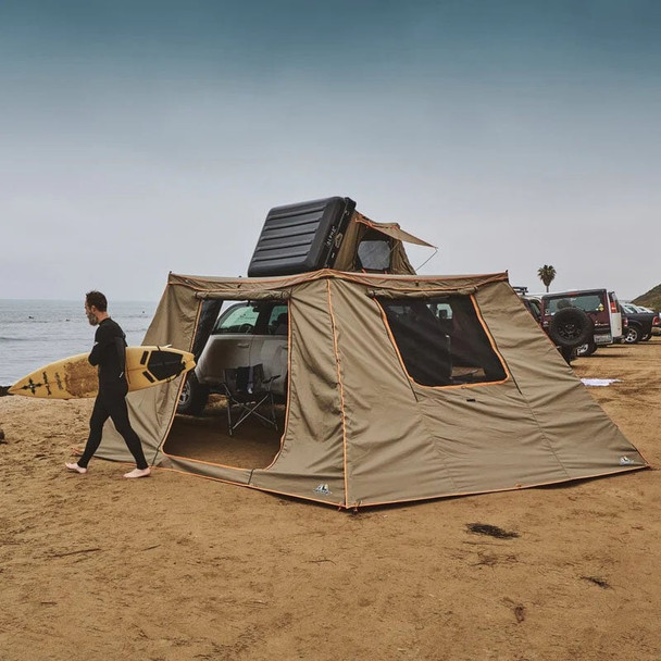 Tuff Stuff Overland TS-AWN-SW-270-1 270° Degree Awning Shade Walls with Door & Wall for Compact Only