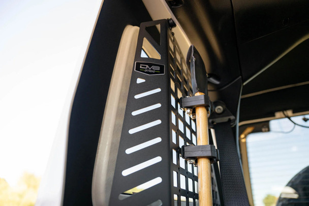 DV8 Offroad MPJL-02 Rear Window Pocketed MOLLE Panels for 18-25 Jeep Wrangler JL Unlimited 4-Door