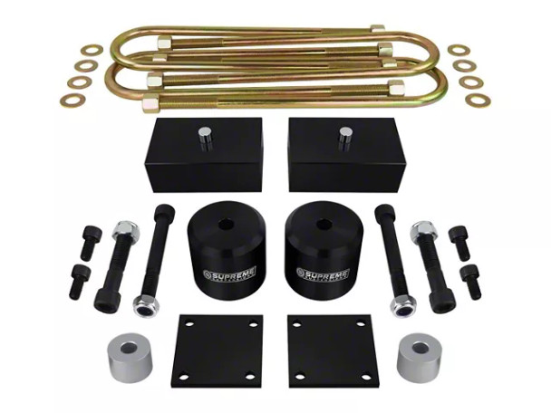 Supreme Suspensions 2-Inch Front / 1-Inch Rear Pro Billet Suspension Lift Kit - X43D - Ford F-250