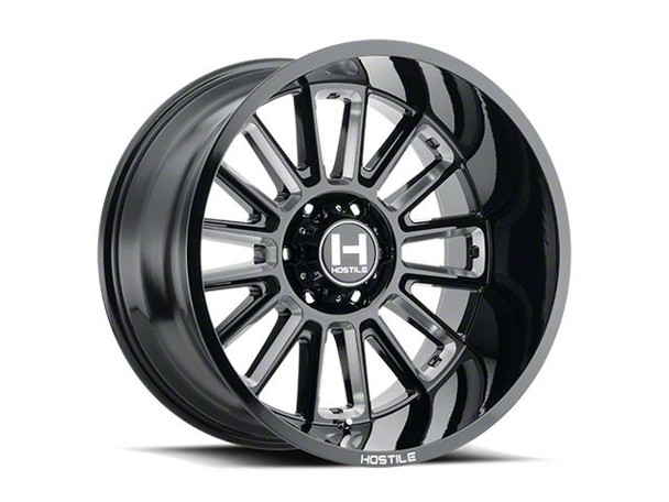 Hostile Predator Blade Cut 6-Lug Wheel; 20x10; -19mm Offset - F150 Wheels