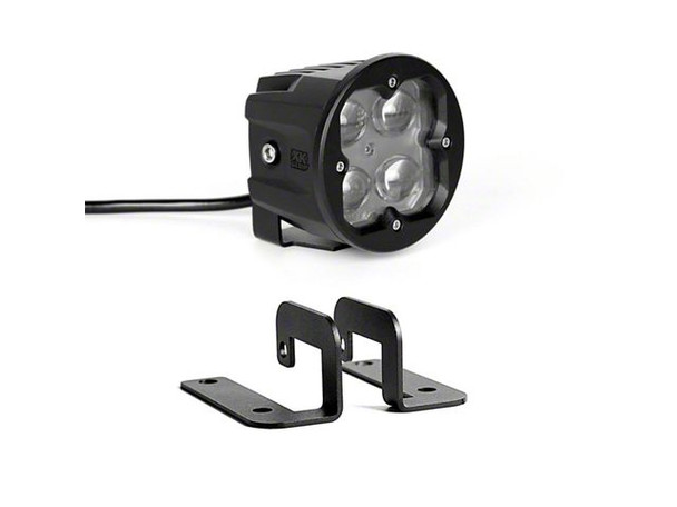XK Glow App Controlled C3 Round LED Cube Light Kit with Controller Upgrade; Fog Beam - F150 Light Bar
