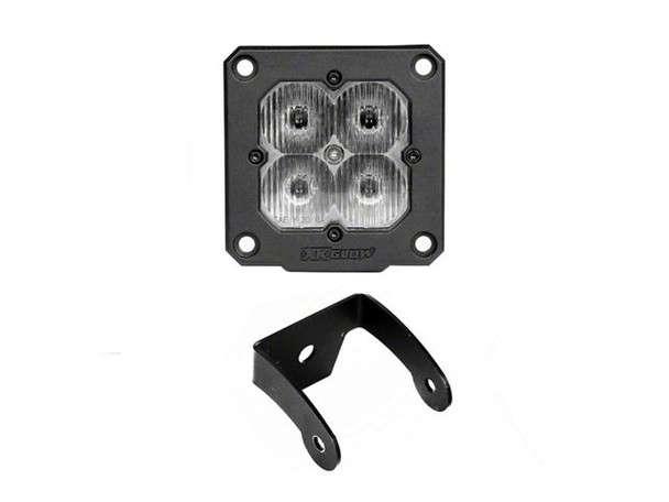 XK Glow App Controlled C3 Flush Mount LED Cube Light Kit with Controller Upgrade; Driving Beam - F150 Light Bar