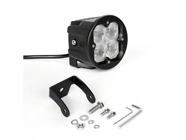 XK Glow App Controlled C3 Round LED Cube Light Kit with Controller Upgrade; Flood Beam - F150 Light Bar