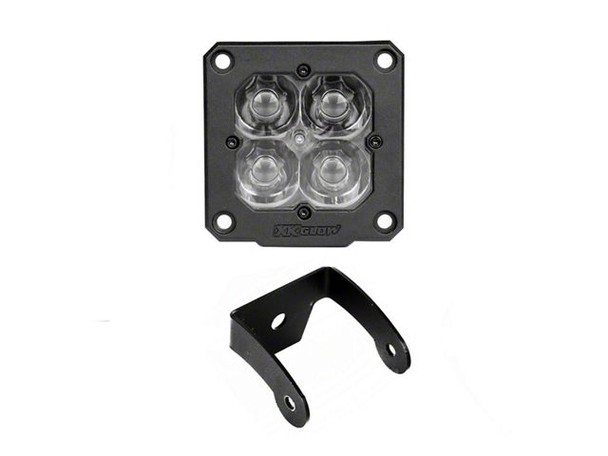 XK Glow App Controlled C3 Flush Mount LED Cube Light Kit with Controller Upgrade; Fog Beam - F150 Light Bar