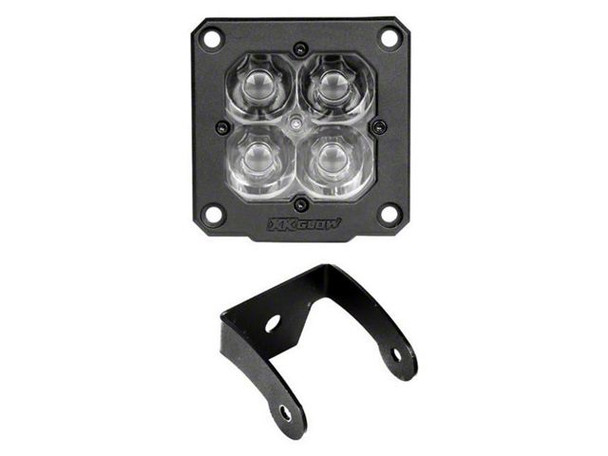 XK Glow C3 Flush Mount LED Cube Light; Fog Beam - F150 Light Bar