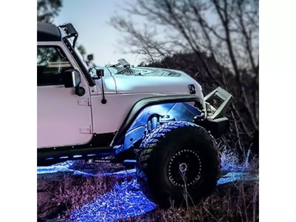 6-LED Discovery Series RGB Rock Lights with Remote Controller and Bluetooth - F150 Accent Light