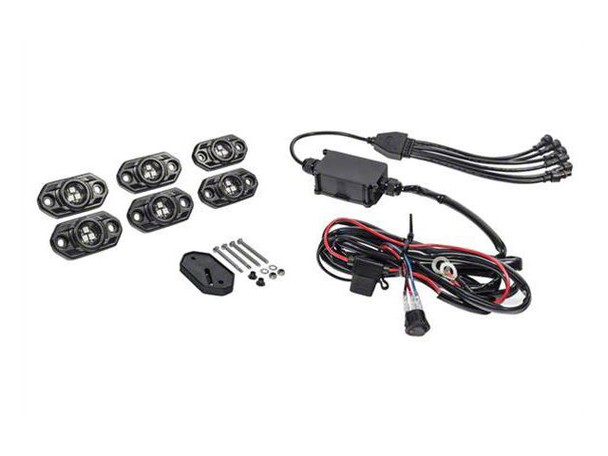 KC HiLiTES C-Series RGB Multi-Color Multi-Use LED 6-Light System; 5W Flood Beam - F150 Accent Light