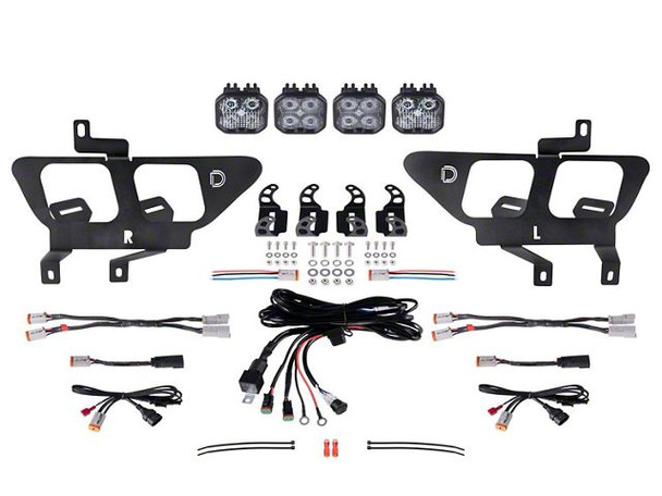 Diode Dynamics SS3 Pro Type LED Fog Light Kit; White SAE Fog - F150 Fog light