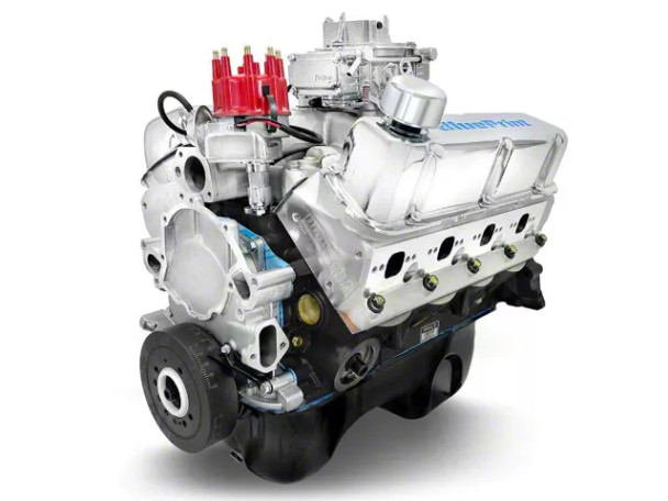BluePrint Engines Small Block Ford 347 C.I. 415 HP Base Dressed Carbureted Rear Sump Crate Engine - F150- Engine Component