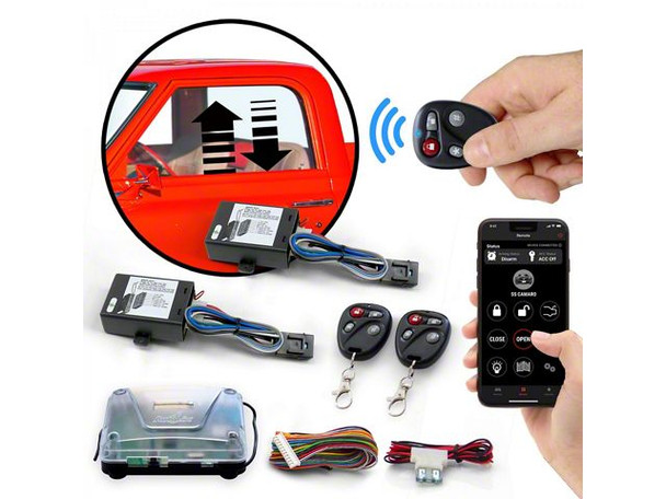 One Touch Remote Power Window Control Kit with Keyless Entry System - F150- Keyless Entry