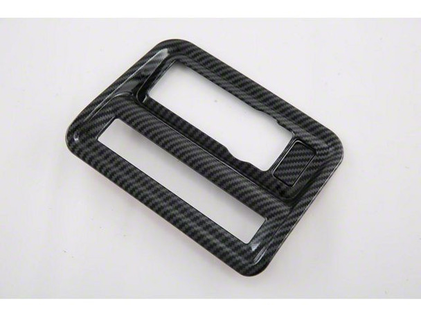 Headlight Switch Cover Trim; Carbon Fiber Print - F150- Light Switching & Wiring