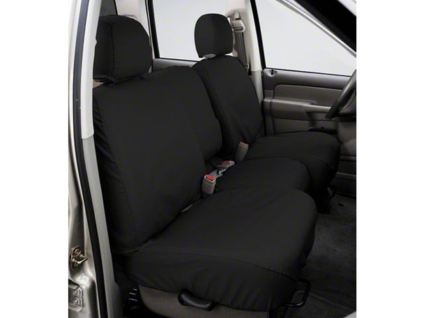 Covercraft Seat Saver Polycotton Custom Second Row Seat Cover; Charcoal - X464 - F150-Seat Cover