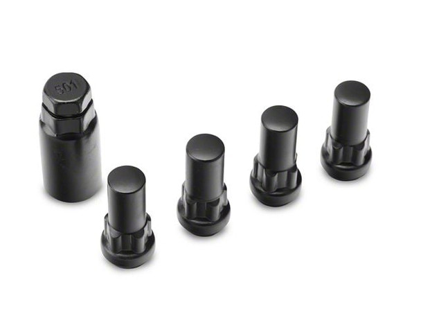 XL Locks with Key for Black Acorn Lug Nuts; 14mm x 1.5 - F150 - Lug Nuts