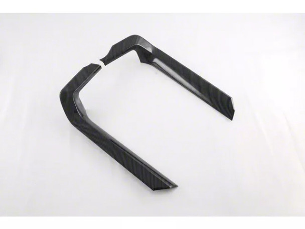 Center Console Outside Trim; Carbon Fiber Print - F150 - Center Console