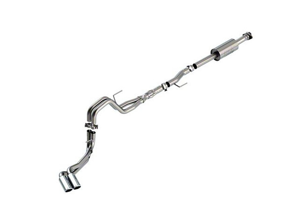 Borla ATAK Dual Exhaust System with Chrome Tips; Same Side Exit - F150 - Exhaust