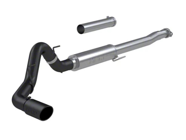 MBRP Armor BLK Single Exhaust System; Race Version; Side Exit - X440 - F150 - Exhaust