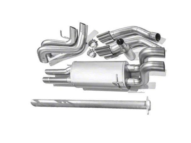 LTH True Dual Exhaust System with Polished Tips; Rear Exit - F150 - Exhaust