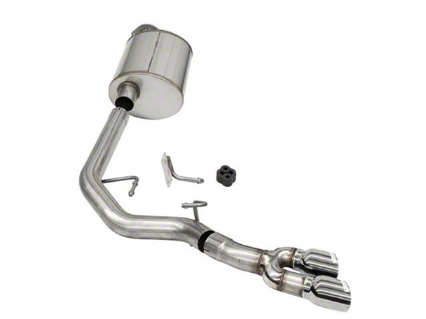 Corsa Performance Sport Single Exhaust System with Polished Tips; Middle Side Exit - X4AE - F150 - Exhaust