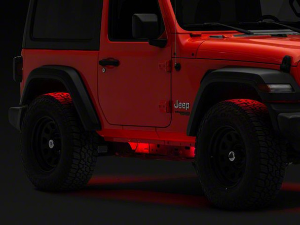 10-LED Discovery Plus Series Multi-Color RGB-W LED Rock Lights - Silverado 1500 Accent Lights