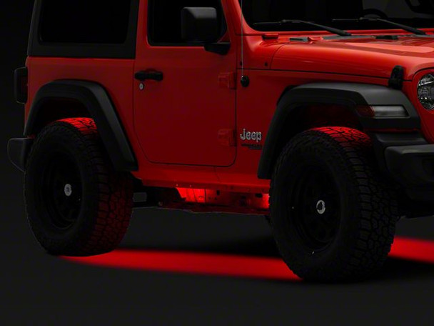 8-LED Discovery Plus Series Multi-Color RGB-W LED Rock Lights - X5F3 - Silverado 1500 Accent Lights