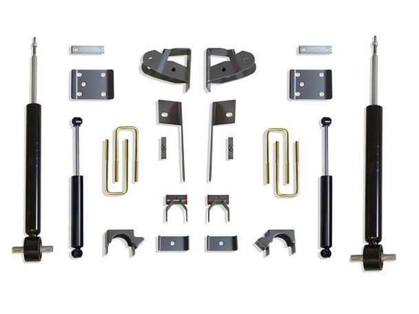 Max Trac Strut Lowering Kit; 2-Inch Front / 4-Inch Rear - Silverado 1500 Lowering Kits