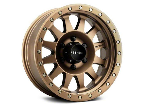 Method Race Wheels MR304 Double Standard Bronze 6-Lug Wheel; 18x9; -12mm Offset - Silverado 1500 Wheels