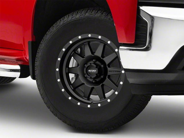 Method Race Wheels MR301 The Standard Matte Black 6-Lug Wheel; 17x8.5; 25mm Offset - X455 - Silverado 1500 Wheels 1