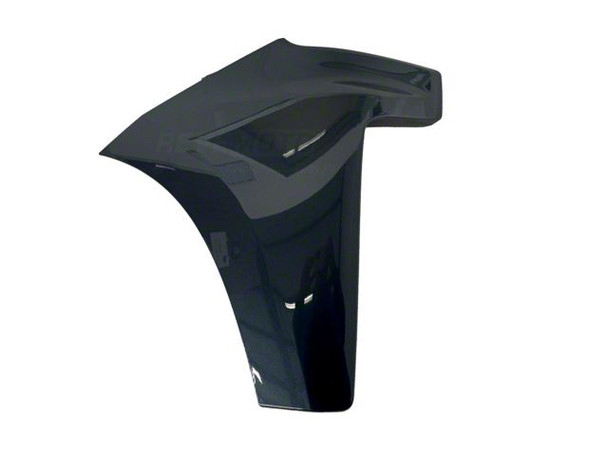 Replacement OEM Front Bumper End Cap Extension; Passenger Side; Dark Shadow Metallic - Silverado 1500 Front Bumpers