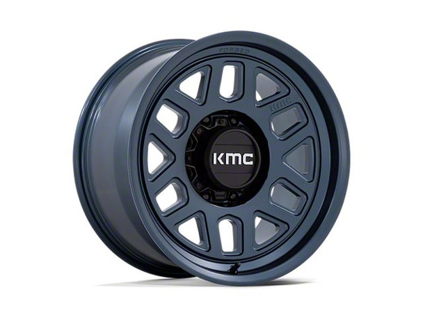 KMC Mesa Forged Monoblock Metallic Blue 8-Lug Wheel; 18x9; 0mm Offset - S2500