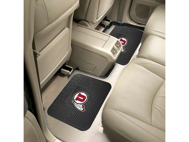 Molded Rear Floor Mats with University of Utah Logo - S2500