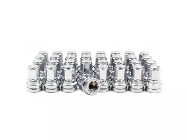 OEM Factory Style Chrome Lug Nut Kit; M14 x 1.5; Set of 32 - F250