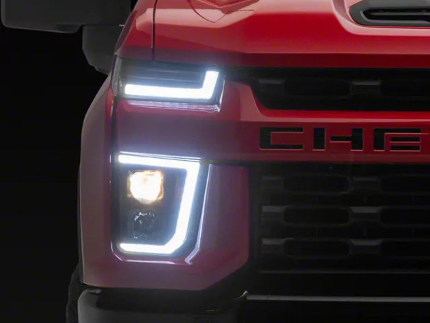 Signature Series Sequential Turn Signal Projector Headlights; Black Housing; Clear Lens - S3500