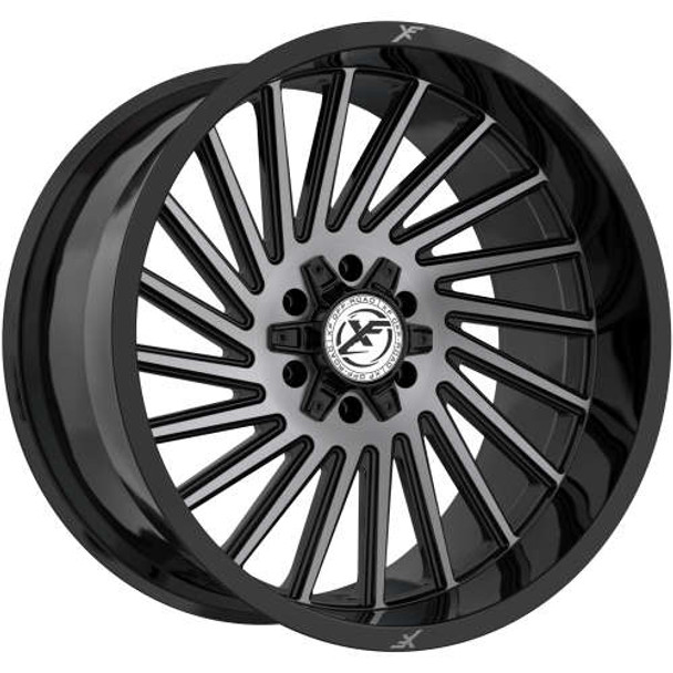 XF Offroad Wheels XF-239 Gloss Black Brushed Double Dark Tint 20x10 -24mm Offset 5x127 (5x5),5x139.7 (5x5.5) | Fits Jeep Wrangler 07-Up and Jeep Gladiator XF Offroad Wheels XF-239 Gloss Black Brushed Double Dark Tint 20x10 -24mm Offset 5x127 (5x5),5x139.7 (5x5.5) | Fits Jeep Wrangler 07-Up and Jeep Gladiator